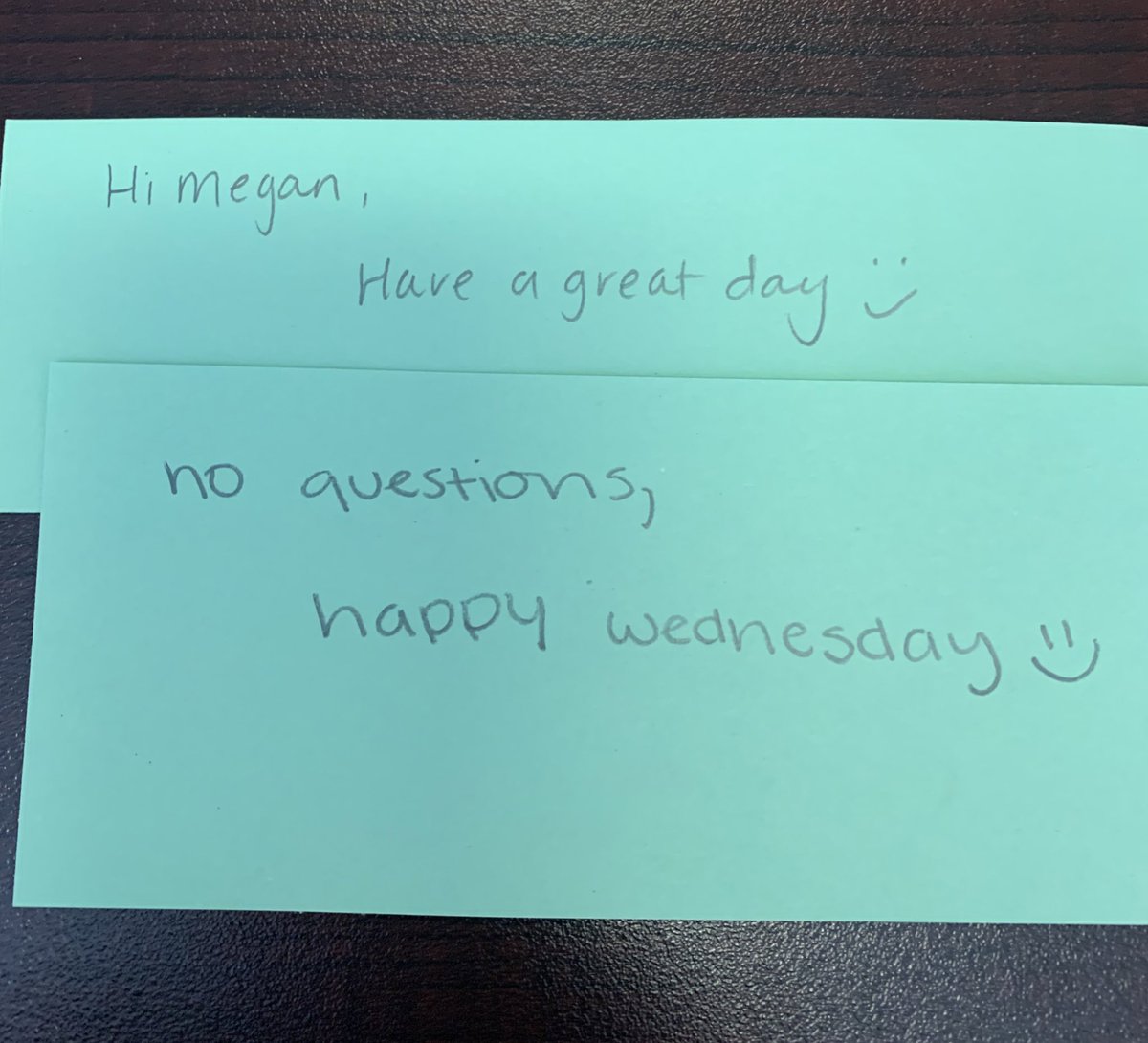 When you ask students for the muddiest point and find these in the mix…😁 #AcademicTwitter