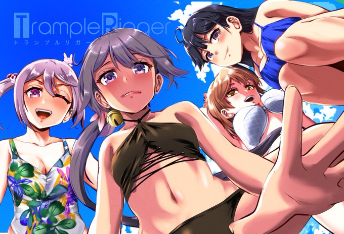 そんな描いてないやろ…と思ってたら結構ありました
#夏が終わりそうだし今年描いた水着絵を貼ろう 