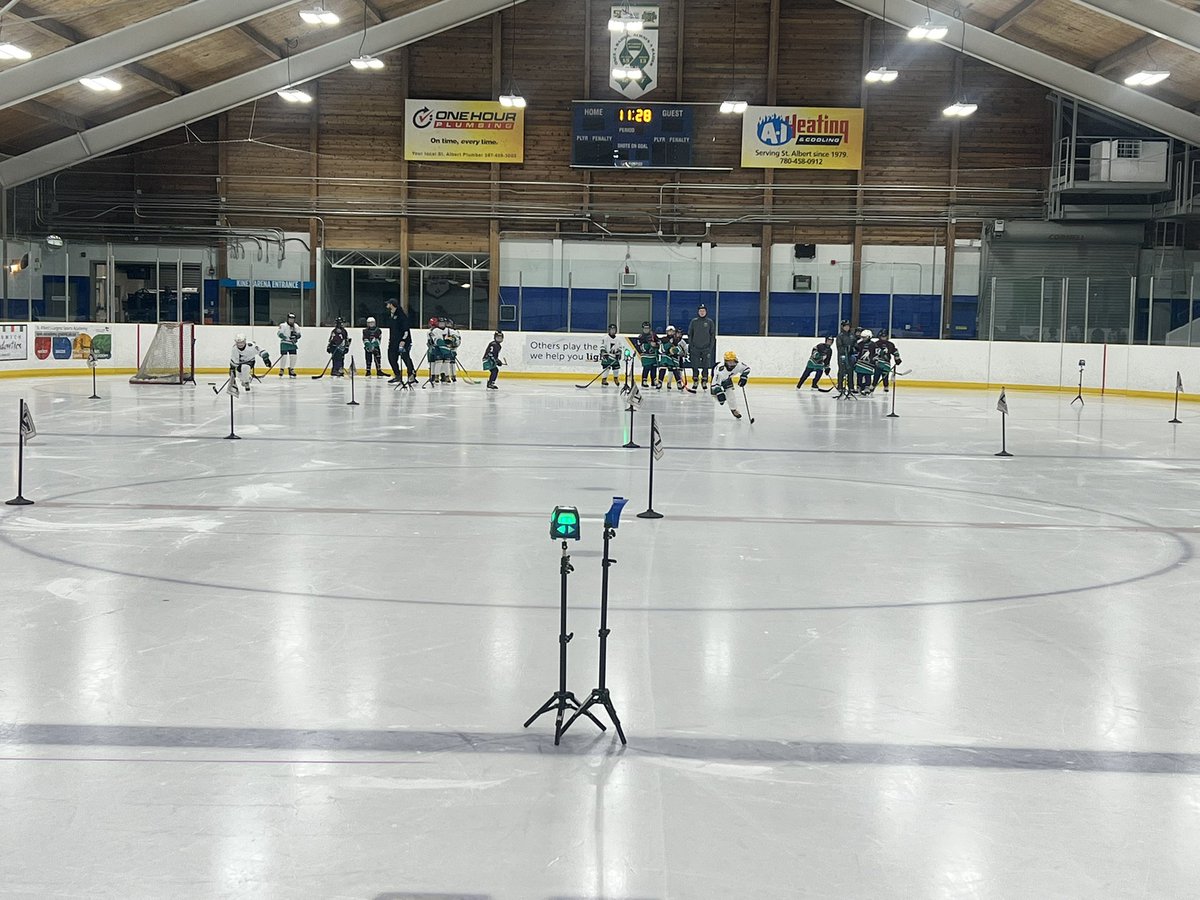 A_AcademyHockey's tweet image. On-ice testing has started for our groups. Group 4 got to start us off this morning @ronald_harvey @LoisHoleSchool @StAlbertPublic
