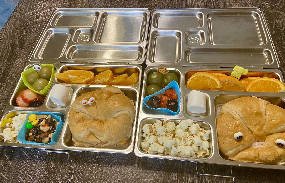 iamgracelaurren's tweet image. Lunch made with love, love my babies 🥰 #bentolunch #planetbox #planetboxlunch #bentomoms #kidslunchideas