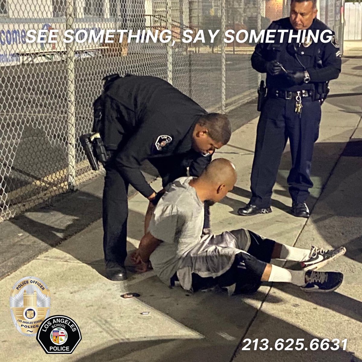 LA School Police tweet media