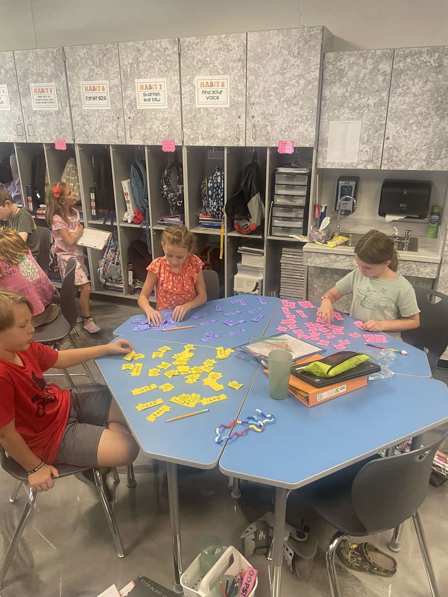 Stretching our brains and working together to solve comparison puzzles! 🧩Math centers were a hit this week! <a href="/ctetigers/">Cumberland Trace ES</a>