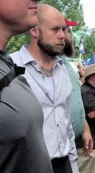 UnmaskUTR's tweet photo. #AngelChestUTR might think after 5 years their participation in the racist violence in Charlottesville has been forgotten. Help ID these faces https://t.co/MLMlMCdhir