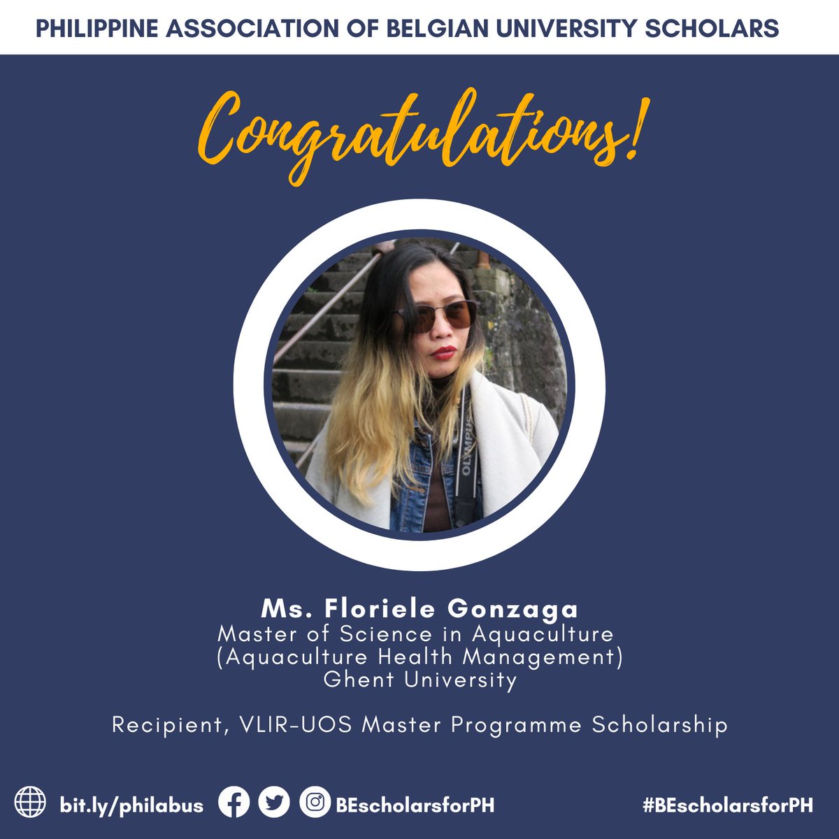 BEScholarsForPH's tweet photo. Felicitatie! PhilABUS congratulates the Class of 2022! #BEscholarsforPH  🇵🇭

Get to know more of them in our Facebook and IG account @BEscholarsforPH https://t.co/giATlFwJtw