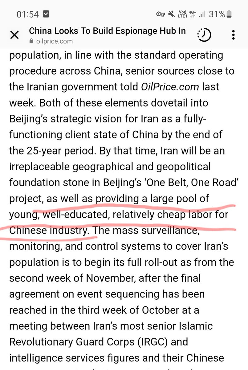 xm0hds's tweet photo. We will not become slaves to China!!!
We don't want 25-Year Deal. 
@MFA_China 
@SpokespersonCHN 
#Iran https://t.co/ALlmp56wMT