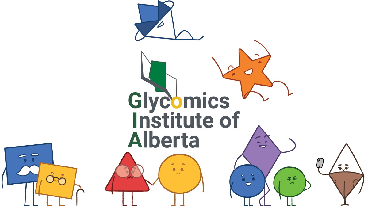 gia_glyco's tweet photo. As part of our opening celebration for #GIA2022, we have created a new set of characters to help us talk about #glycotime. Introducing the GlycoGang! Are they sweet or mischievous? Stay tuned.... https://t.co/a4bZcAgmWi