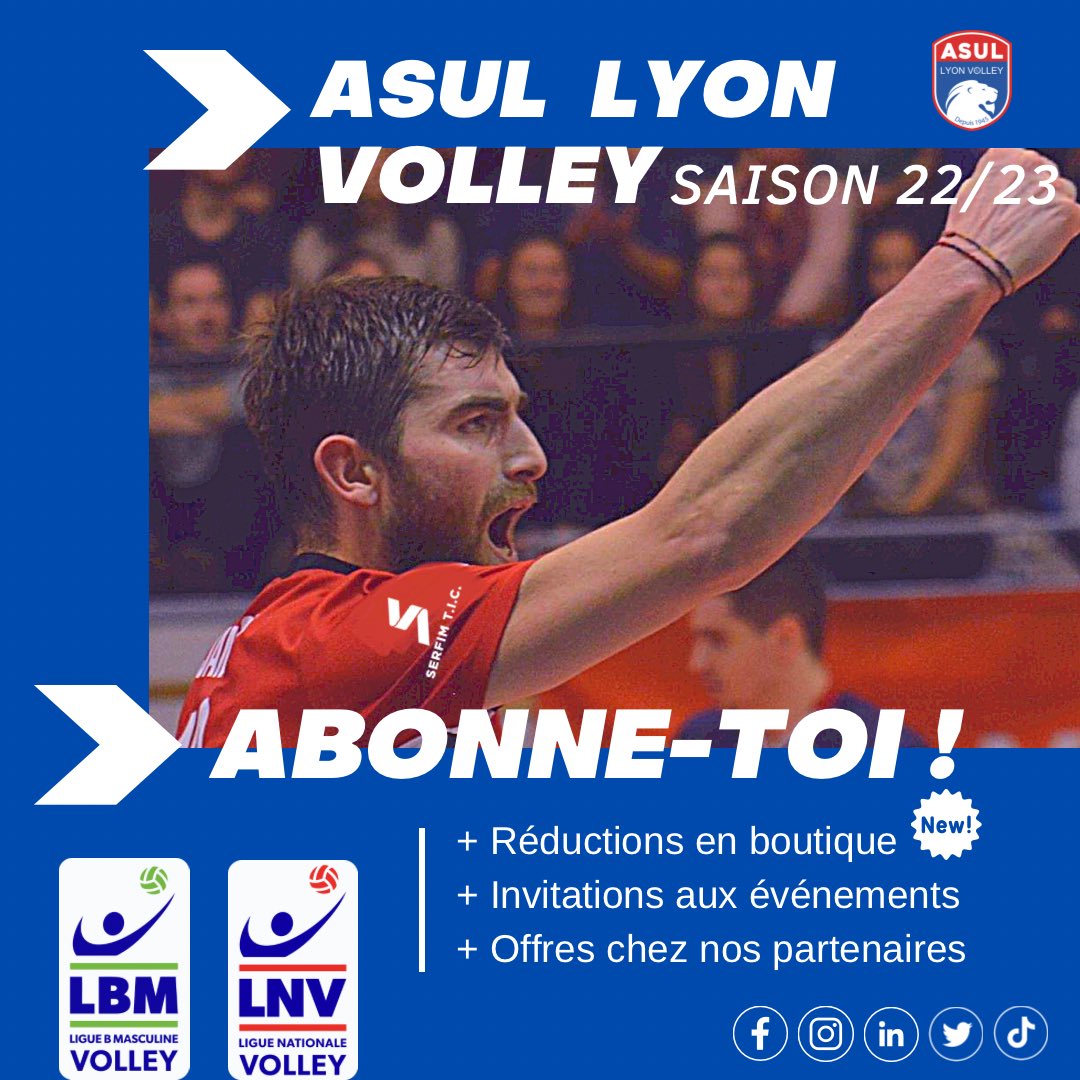 ASUL LYON VOLLEY tweet media