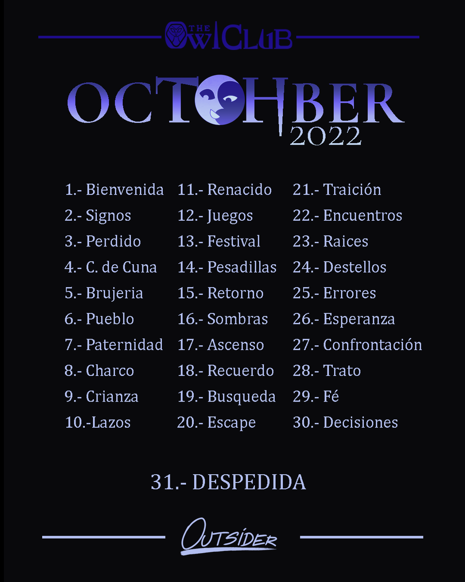 #OcTOHber2022: la última y nos vamos.