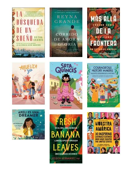 FWPS210's tweet photo. Celebrate National Hispanic and Latinx Heritage Month with amazing stories and written works of Hispanic and Latinx authors curated by @KCLS. They share perspectives and heritage that scholars and community members can relate to and learn from. See them at https://t.co/ocUcE29z2n https://t.co/hqfcflZOM7
