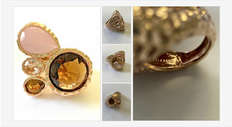 thegraydoor's tweet photo. Signed Wendy Williams Rose Gold Hammered Amber Pink Quartz Statement Ring Sz 10 | eBay #vintagejewelry #vintagecostumejewelry #costumejewelry #jewelry #vintagejewelry #estatejewelry #ring #vintagering #signedring #wendywilliams #quartz https://t.co/aWIxuvLa3B https://t.co/jkhA5c06LR