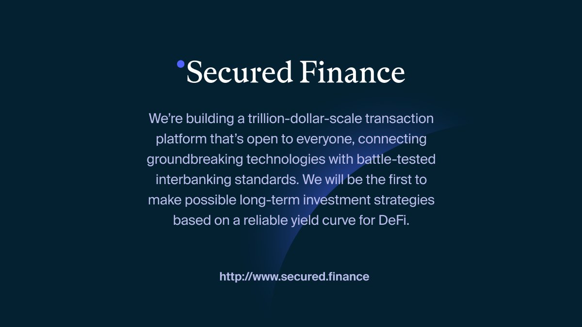 Secured Finance tweet media