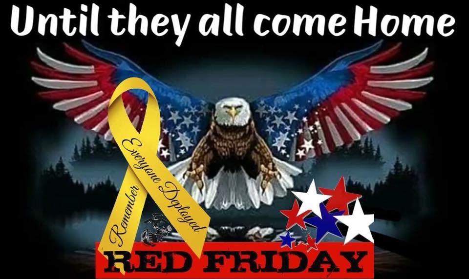 🔴R.E.D. Friday Veterans🔴 Remembering our Brothers & Sisters Deployed 6 @RealRandyWade1 @RayBurtonSAS @RealUSAFVeteran @regat69 @Richard28085664 @RSKellner @Sam34_18 @SandmanSlim02 @Sch78247219John @ShellbackProud @Sierraman6 @SirFlyzalot @slimefin