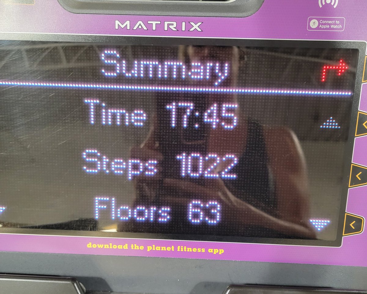 StephanneMoCo's tweet photo. Where's Stella? I found her groove. #gym #fitness #goals #stairs #thousandsteps #fitat47 https://t.co/N1cW9qSdQc