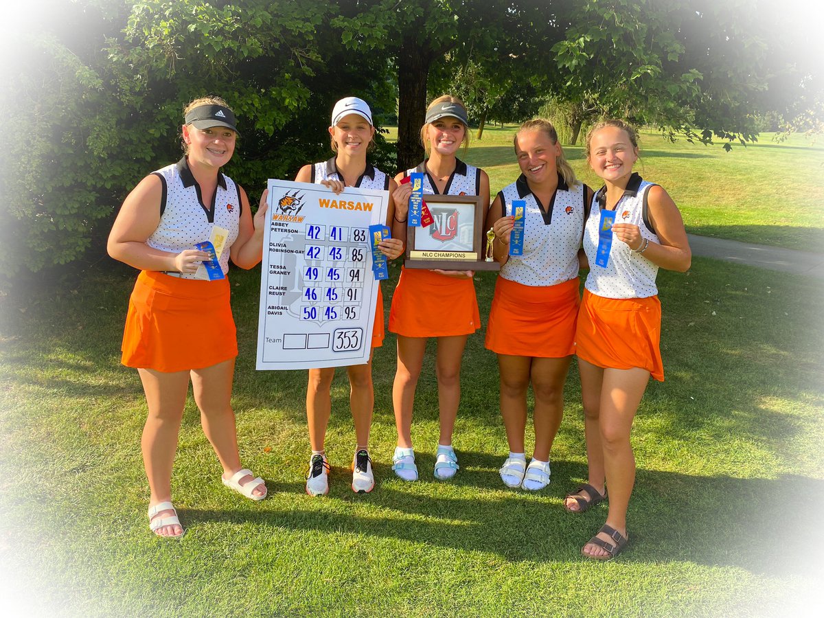 DanielPGraney's tweet photo. Good luck to these Fab Five Lady Tigers as they hit the links tomorrow morning for Regionals!  Go Tigers! @Warsaw_Tigers @WarsawTigerGolf @rogergrossman1 @dahoffert https://t.co/k37lWHIc2E