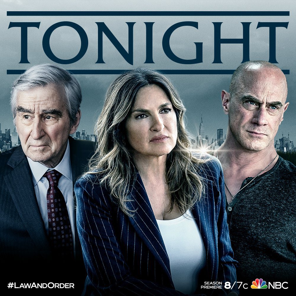 It’s about that time! Catch the <a href="/lawandordertv/">𝐋𝐀𝐖 & 𝐎𝐑𝐃𝐄𝐑</a> three hour season premiere crossover event tonight at 8/7c on <a href="/nbc/">NBC Entertainment</a> and streaming on <a href="/peacock/">Peacock</a> A lotta work went into this one so don’t miss it!!