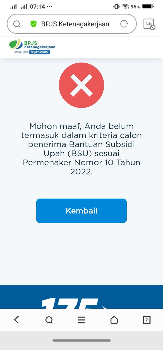 sudah 3 hari ini mau isi data ini nggak bisa terus padahal temen temen yang lain bisa, terus udah sesuai syarat kok. ini kenapa ya min? apa datanya belum diverifikasi sama bpjsnya terus harus nunggu berapa lama? <a href="/BPJSTKinfo/">BPJS Ketenagakerjaan</a>