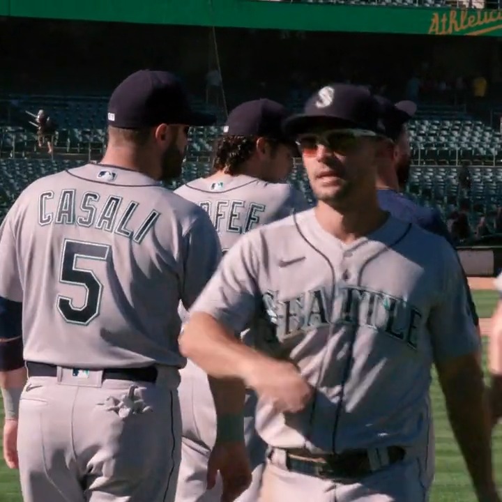 Mariners at Athletics / Twitter