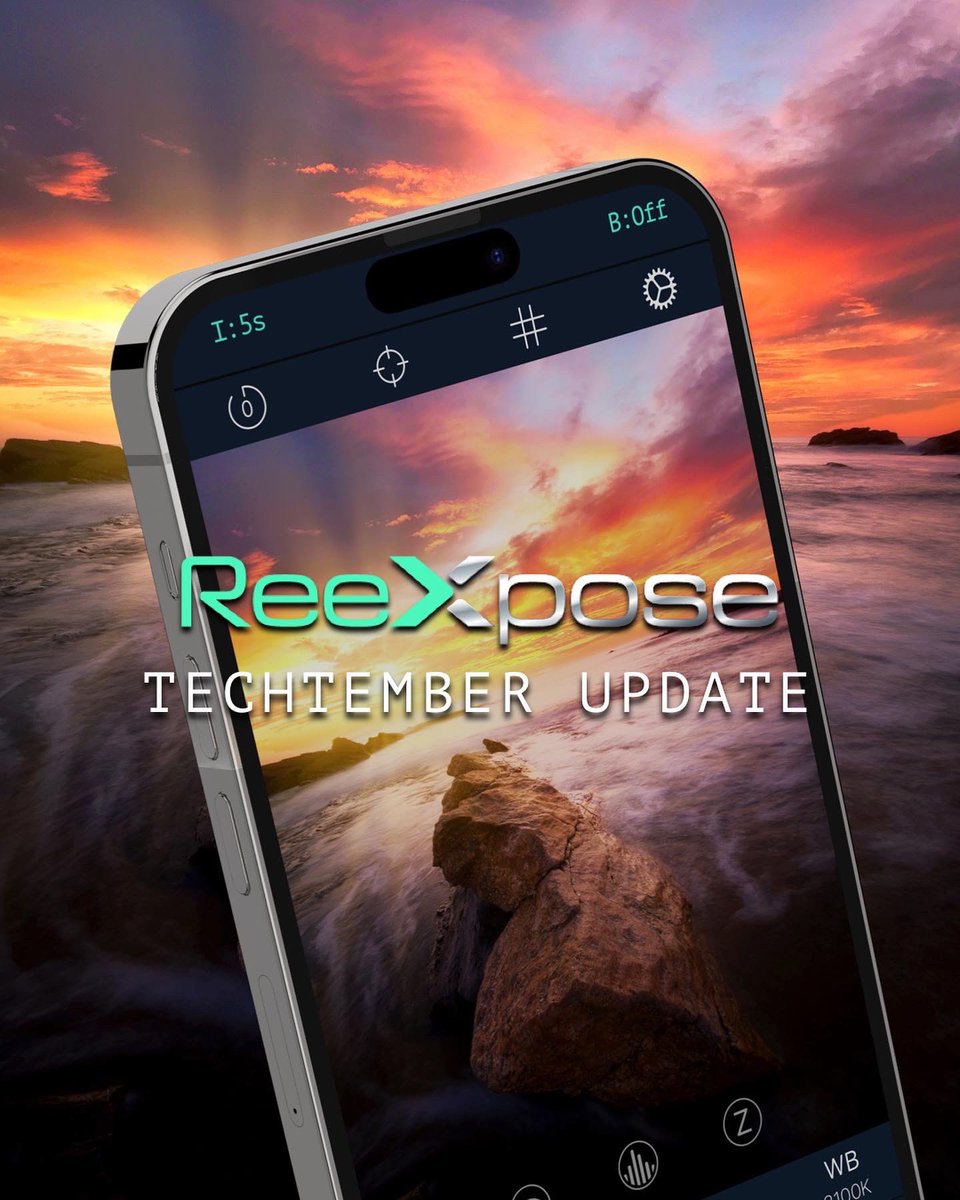 ReeflexCamera's tweet photo. ReeXpose 1.2 is out now! β¨
.
Discover all the new features, including: Interim Results, Parallel Bracketing, iOS 16 Lock Screen Widgets and more!
.
Yes - you can now launch ReeXpose directly from your lock screen in iOS 16 π
.
#ShotWithReeflex #Reeflex #ReeflexCamera #ReeXpose https://t.co/JHCTwQRTah