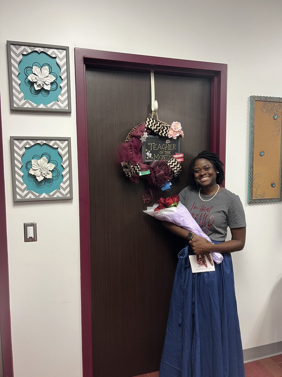 Congratulations 🎉 to our Teacher of the Month for September, Ms. Hamilton - 6th Grade Math Teacher Extraordinaire!  Kudos for exceptional instructional planning & delivery, interventions, student engagement, parent communication, and overall awesomeness!! 👏🏽 💕💐