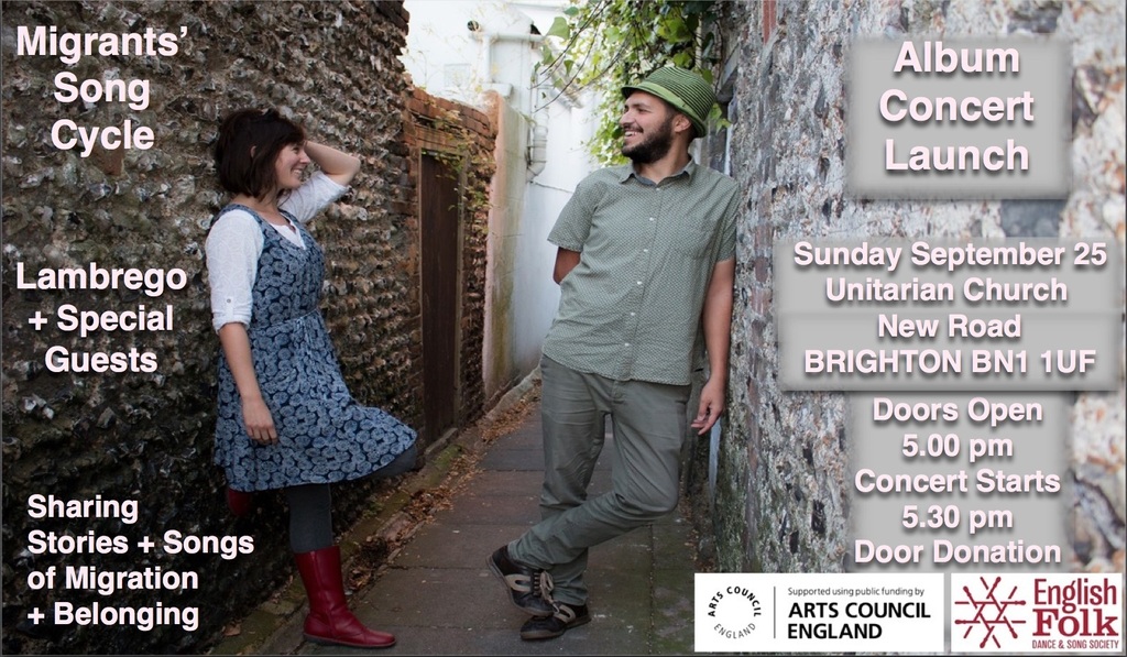 brightonmag's tweet photo. WhatsOn: MIGRANTS SONG CYCLE CONCERT @lambrego @UNITARIAN CHURCH https://t.co/LsPXWqBv8K The new album MIGRANTS SONG CYCLE is the result of...  @lambrego #brighton #whatson https://t.co/820eH53NB4