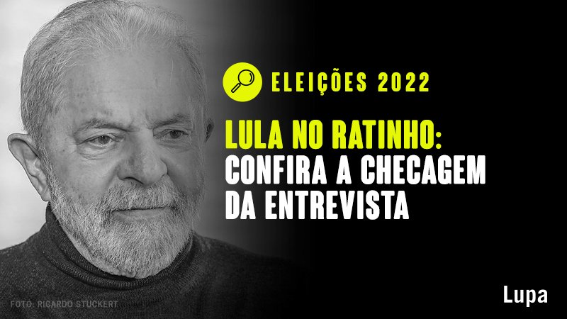 agencialupa's tweet image. Checamos as falas do candidato à presidência @lulaoficial em entrevista realizada no programa do Ratinho. Acompanhe em: bit.ly/lularatinho. Siga o fio 🧵