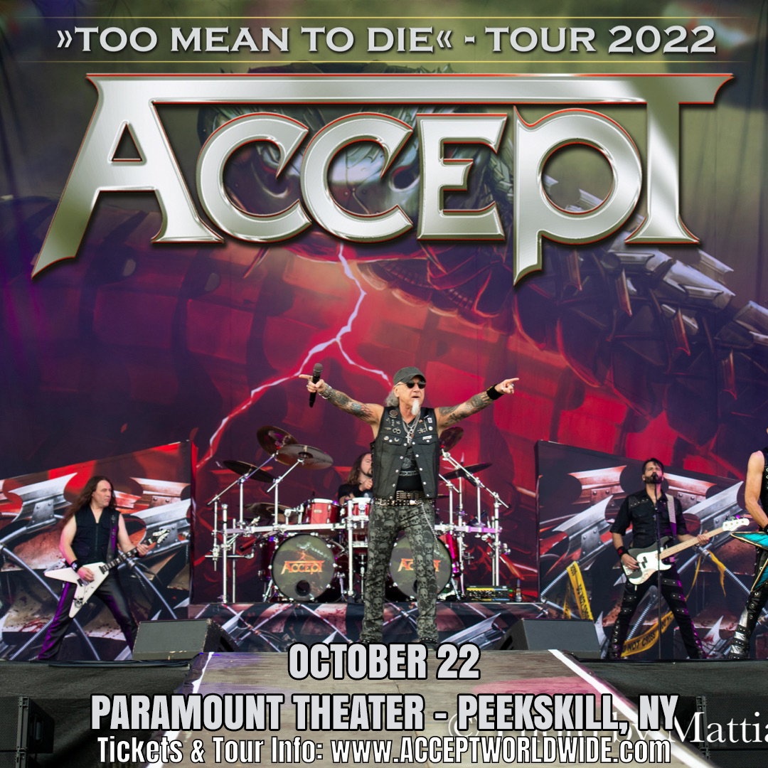 accepttheband's tweet photo. Tomorrow we'll play in Peekskill, NY at the Paramount Theater. Ticket links (incl. Meet & Greet) available at https://t.co/JWHVlB70ON
Who will meet us there?
#acceptlive #northamericantour #ustour #metalband #heavymetal #livemetal #metaltour https://t.co/k922ZsBKXQ