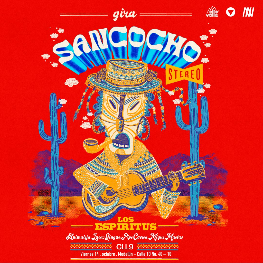 invazionfest's tweet photo. @losespiritus Gira Sancocho Stereo 2022. Hierve el caldero con aroma a nostalgia, alegría, mística, furia; sale humo…es decir una buena receta.
https://t.co/fBfMZ9tpqQ
@eTicketaBlanca @CalleNueve https://t.co/wlOd2kogvO