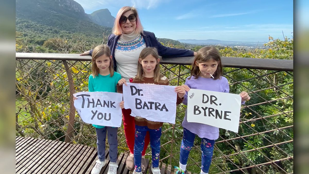 "Thank you for saving my life": After learning she had cancerous polyps in her nose, Maggie Litgen moved from South Africa to Chicago to be treated at RUSH. Video: youtu.be/aOev7f5g9rg