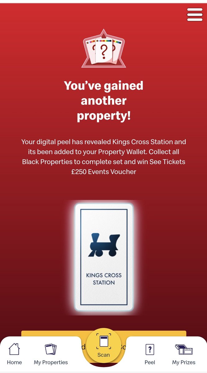 DavidYungAOB's tweet photo. I don't really go to McDonald's that much but they've just given me a code for their Monopoly promotion &amp; I have two railway stations. 🤔🤷🏻‍♂️

I feel it's giving me some false hope that I'm halfway into winning a prize. https://t.co/IfJ01vmzyB
