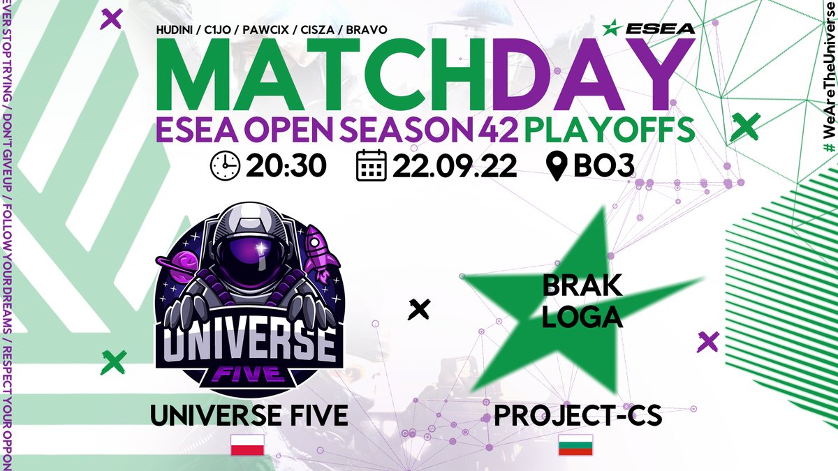 Universe Five - Organizacja esportowa tweet media