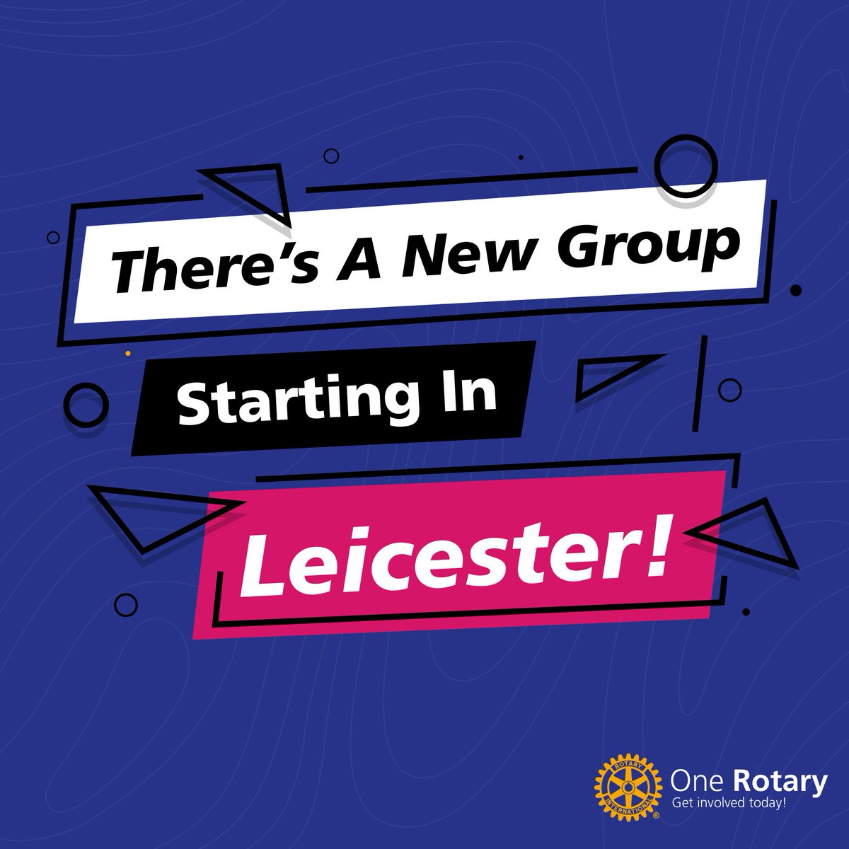 onerotaryemids's tweet photo. β¨ We're starting a new volunteering group in #Leicester! β¨
You can help shape when and where you meet, the causes you support, even the time you put in - #OneRotary is about being flexible and appropriate for the next generation.
Can you help? We'd love to hear from you π¬ https://t.co/Fz0iKSeT8O