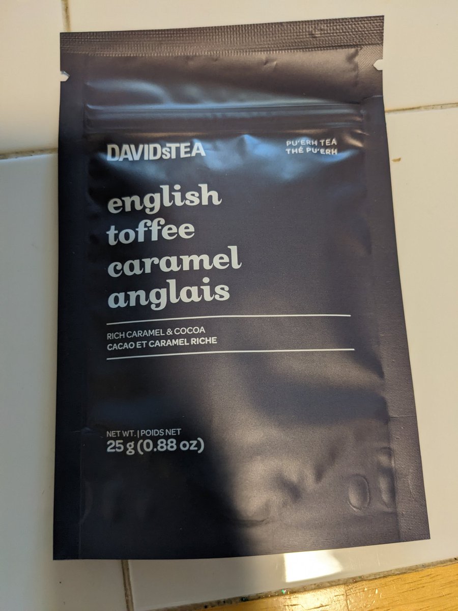 CircuitSwan on Twitter "English toffee caramel puerh tea Halloween