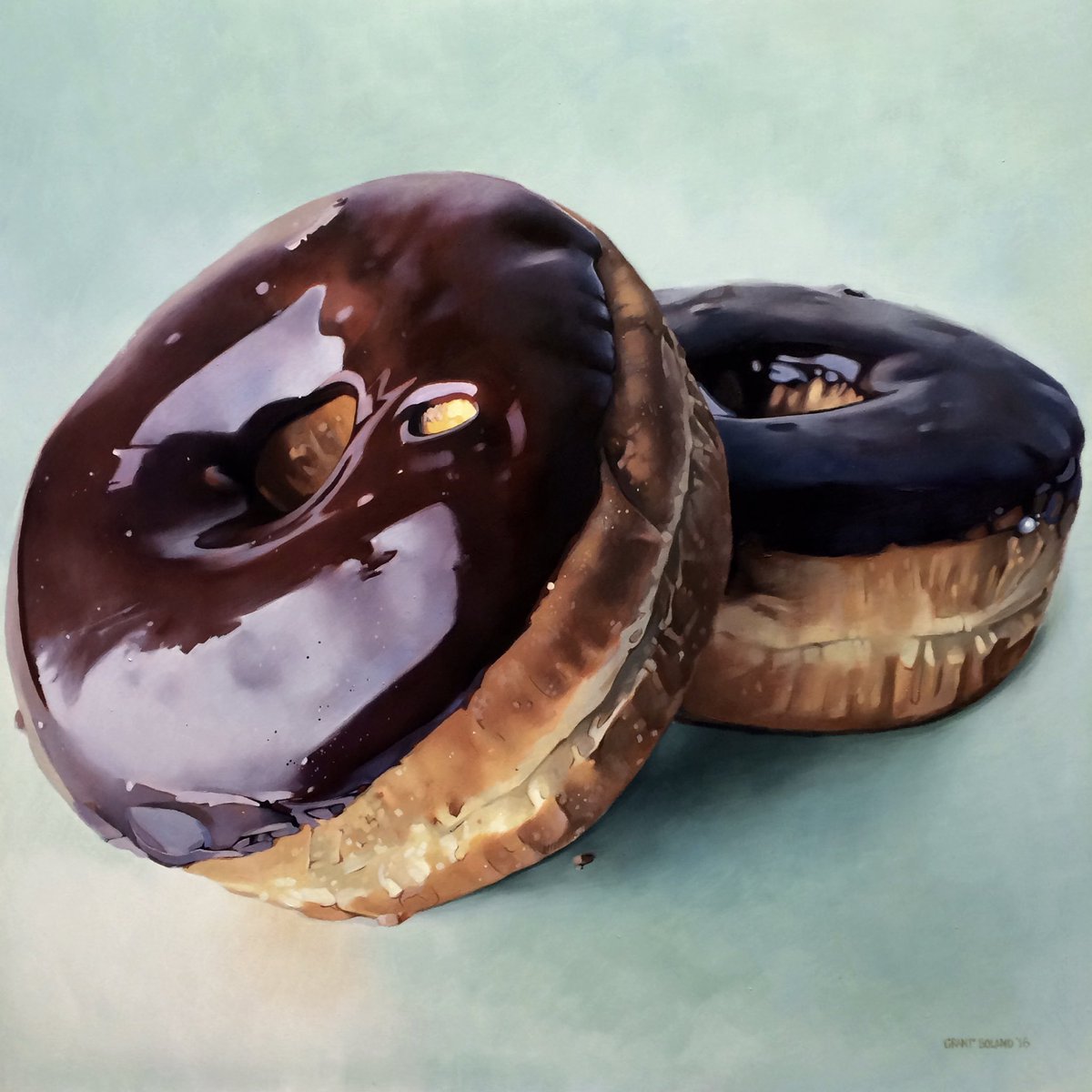 Doughnuts
oil on panel
#painting