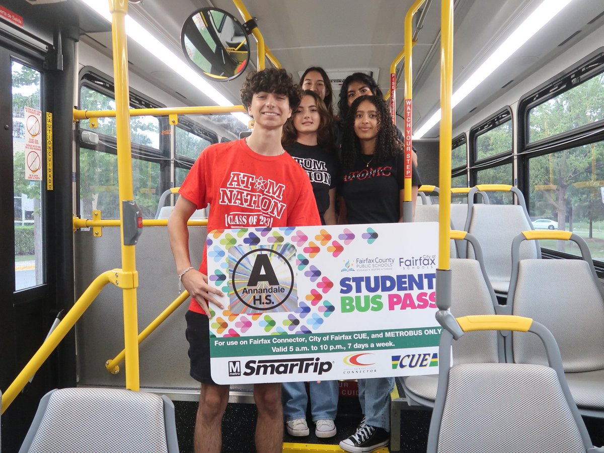 Free student bus pass program expanded to Annandale and Falls Church high schools.  bit.ly/3SbCGyb <a href="/FCPSR2/">FCPS Region 2</a> <a href="/ShawnDeRose/">Shawn DeRose</a> <a href="/ffxconnector/">Fairfax Connector</a>