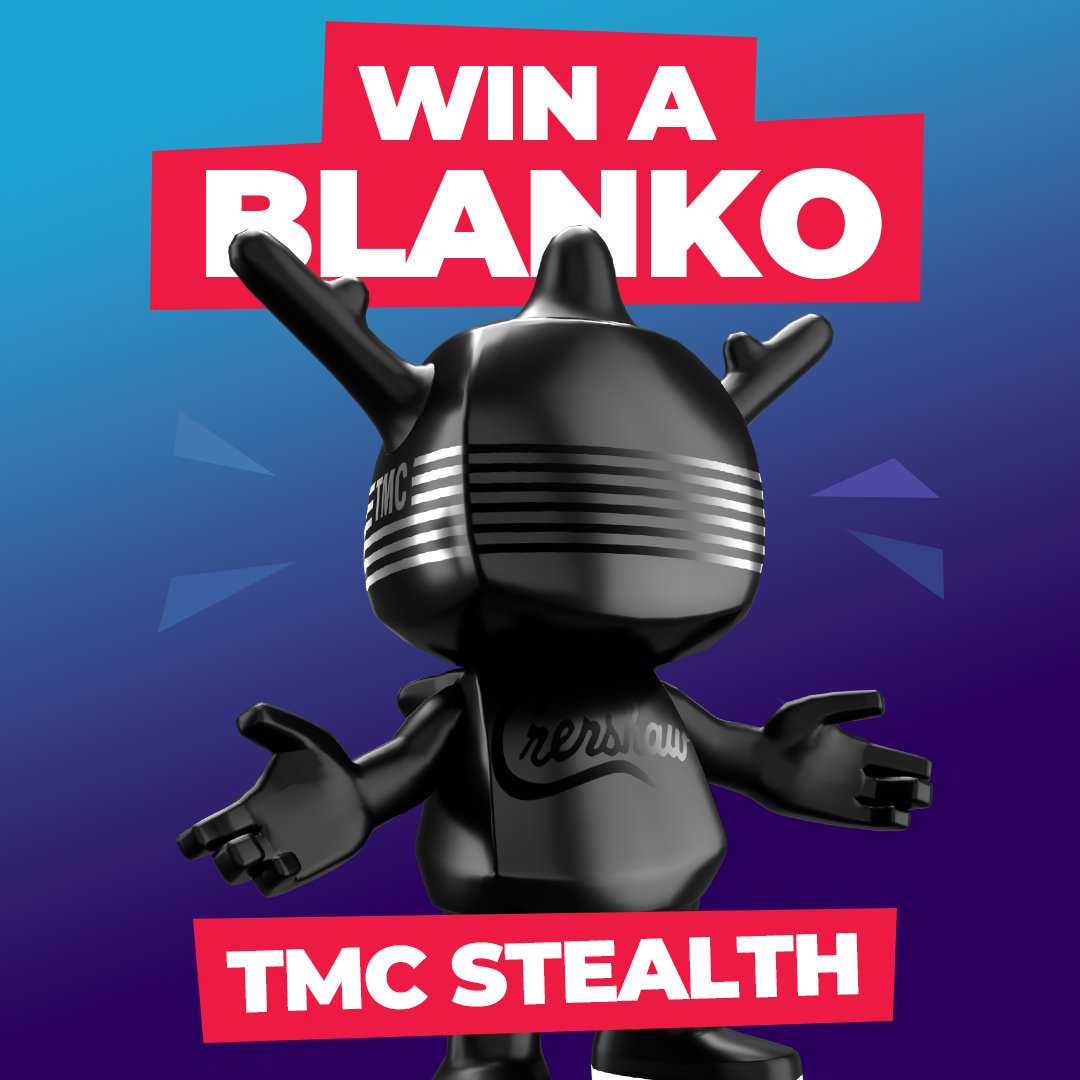 We’re 6 days away from the launch of Blankos Block Party Season 1!
Today we’re giving away 5 TMC Stealth Blankos, a TMC collaborative Blanko.
Enter here: forms.gle/hnkKGVbedwuDx4…