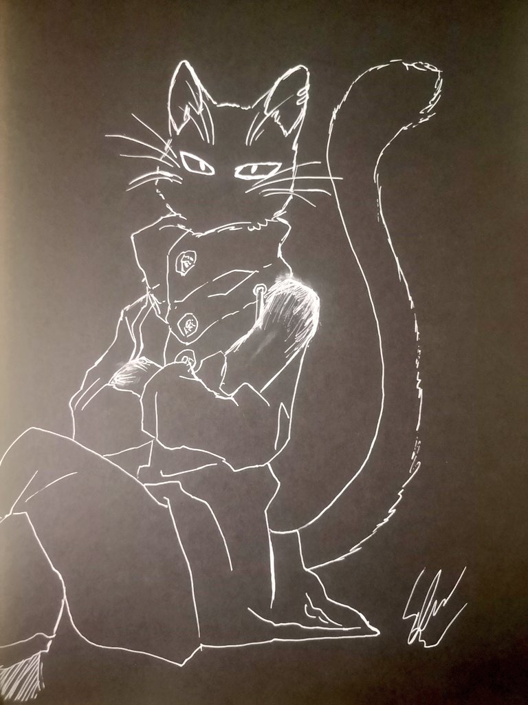 Lijipen's tweet photo. Aujourd'hui j'ai tester deux produits, un stylo gel blanc et un feutre rechargeable (tout deux d'ailleurs incroyable), voila voila :)
#drawing #dessin #draw #manga #anime #personnage #opm #test #feutres #noir #blanc #white #black #tutodraw #drawbox #art #artist #Worlds2022 #grif https://t.co/siXEXa4cCs