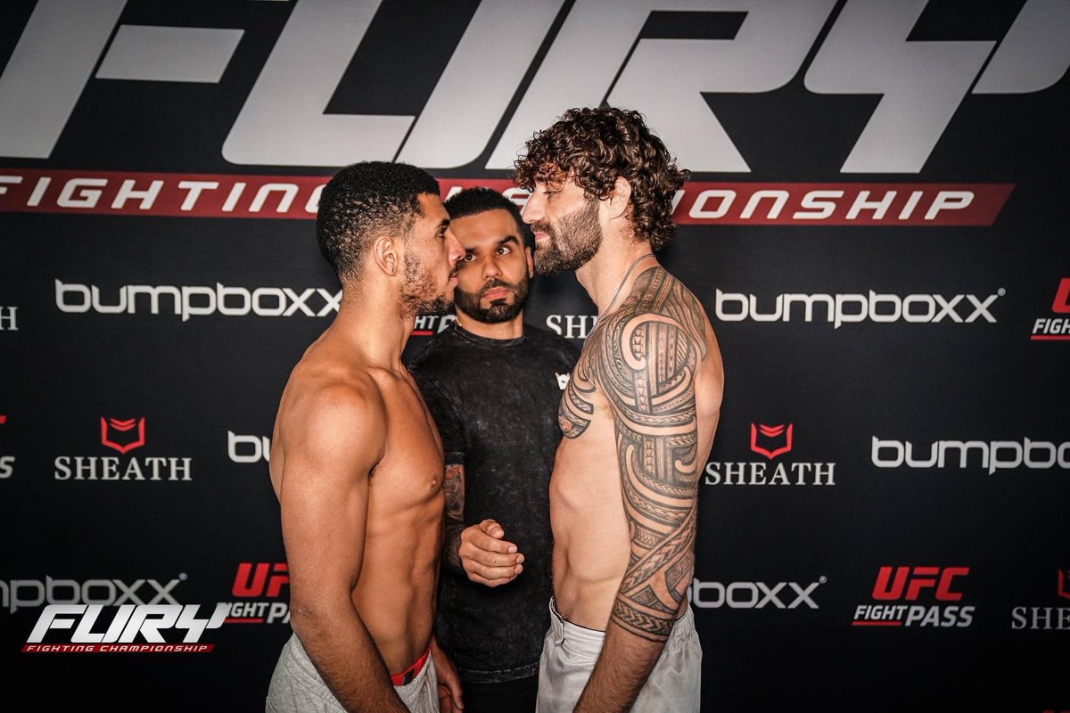 FactoryXMTMMA's tweet photo. @FuryFightingTX O F F I C I A L for @CoderoJones28 @Marquelmederos @82mmamartinez George Martinez, Oscar Herrera &amp; Aryion Young ‼️@UFCFightPass portion starts at 7pm MST TOMORROW!!! #FuryFC69 #FactoryX #Xonthechest 📍 Dallas, TX https://t.co/ofAOJatBfW