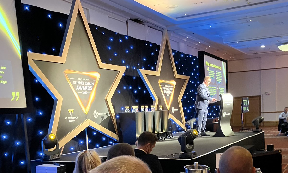 AndrewMyland1's tweet photo. Delighted to be representing @fgouldconnect this evening at @WillmottDixon Wales and West Supply Chain Awards. The evening included a superb speech by @MaggieAlphonsi 

#WDWWSCA2022 https://t.co/CkCCrEWTrg