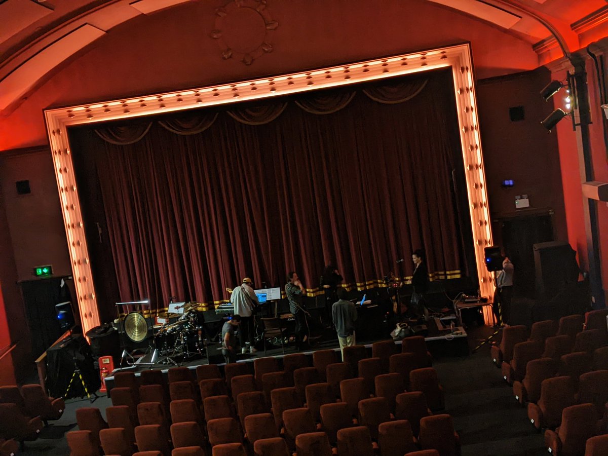 Setting up for Salomé with <a href="/ElizaSkelton/">Eliza Skelton</a>.