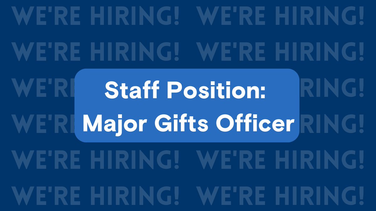 YaleNursing's tweet photo. We’re hiring a Major Gifts Officer, which is eligible for a hybrid schedule! Connect with YSN donors during our Centennial and $50M Yale Challenge. Make a big impact right away. Apply: https://t.co/8oIpQaumYC

#WorkAtYale #YaleWestCampus

Follow us all week for new jobs at YSN! https://t.co/hpF2l9wV7U