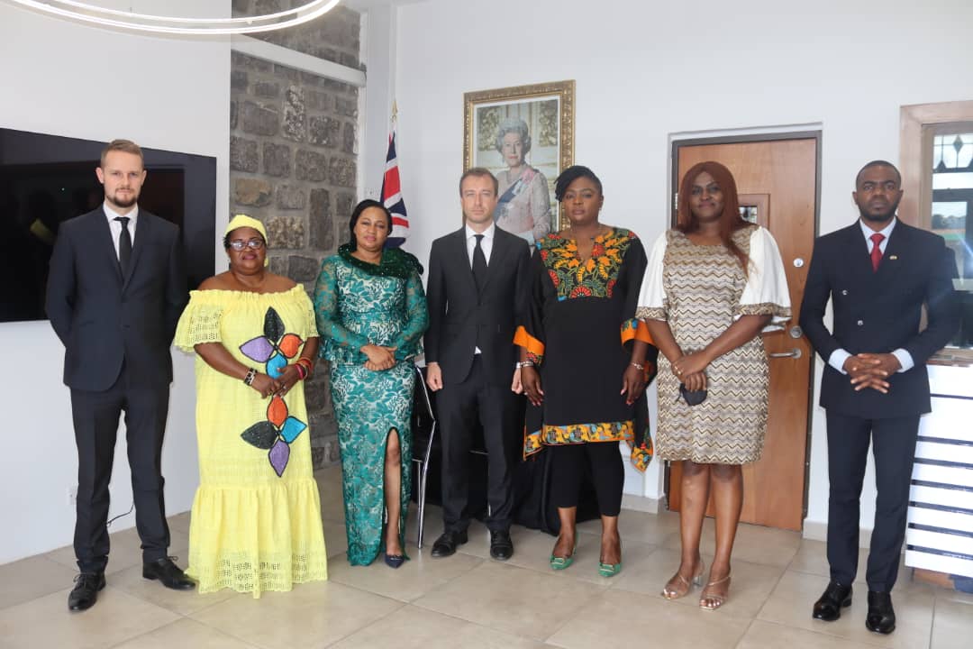 Snwot4's tweet photo. Extending condolences to the people of the UK at the death of Queen Elizabeth, SNWOT was present to sign the condolence book.
@UKinCameroon 
@Snwot4 
@HopeofAfrica237 
@Center4advocac1 
@prowid1 https://t.co/UJRu5ROW38