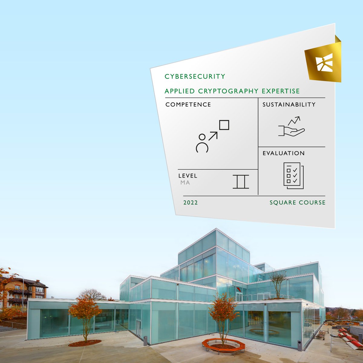 mitrokat's tweet photo. Very happy to kick off my fall semester course on #Cybersecurity and #AppliedCrypto at #Square with the new master #students in Computer Science @HSGStGallen ๐๐ฉโ๐ซ๐๐งโ๐๐ #coursebadge https://t.co/PWkIHDt4pq