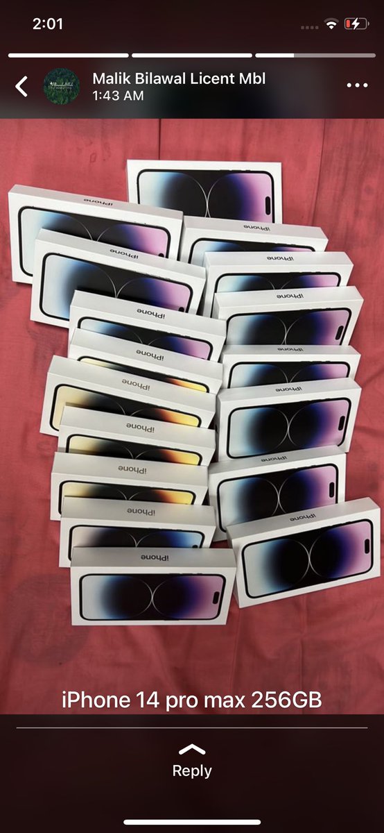 14 pro max. 256gb. LLa model box pack non active.  Price cool come inbox