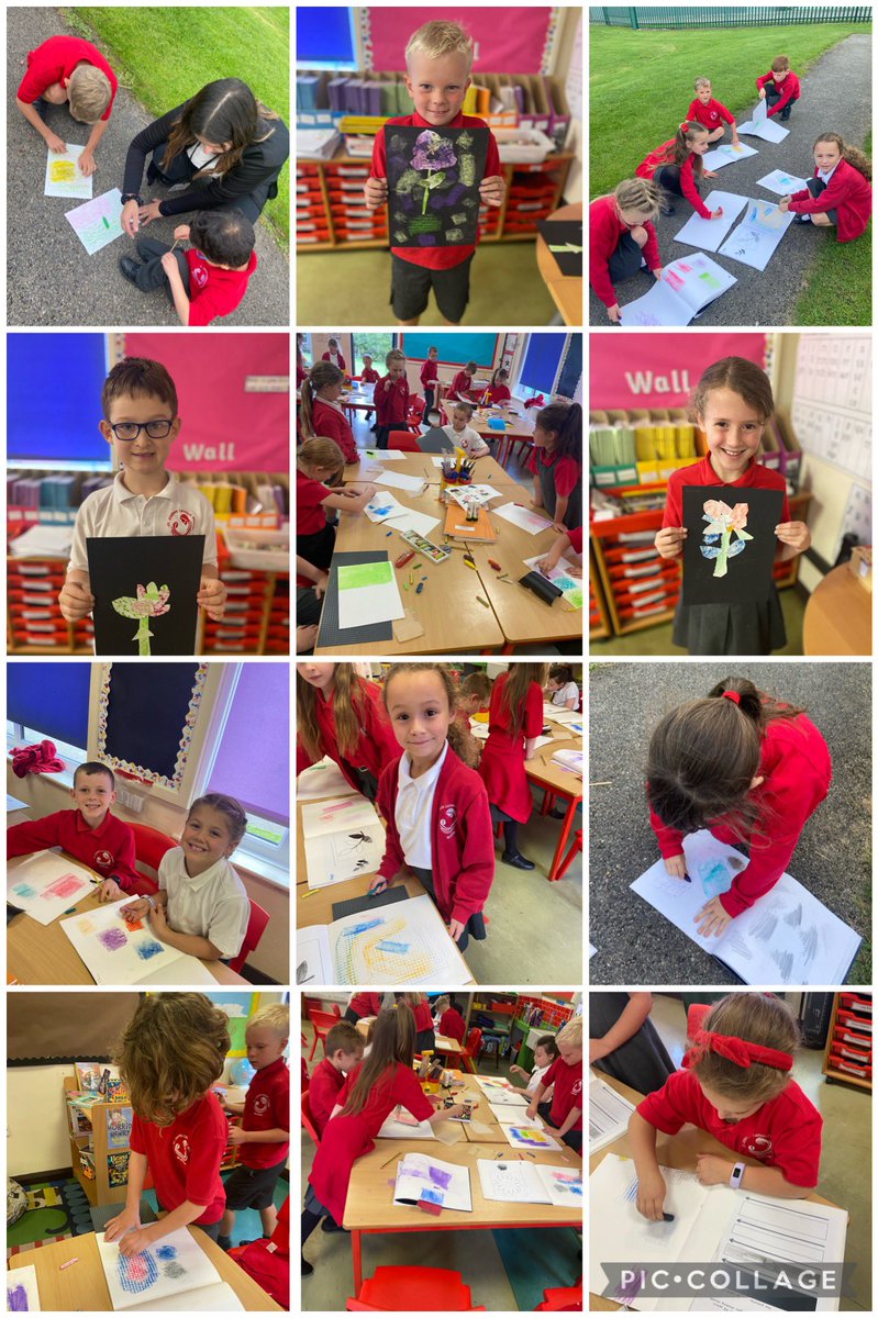 year3sjb's tweet photo. Year 3 loved using the rubbing and frottage techniques to create some art work inspired by artists Maud Purdy and Max Ernst. https://t.co/cEj2XkXYgv
