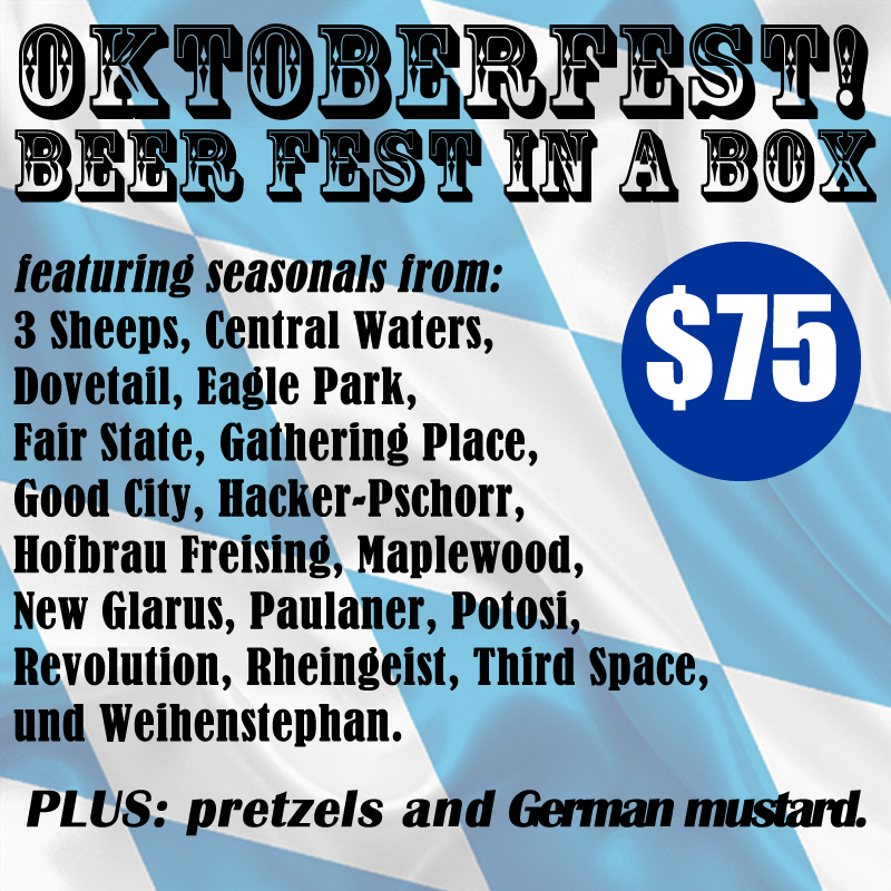 MaltHouseTavern's tweet photo. The fall weather's finally turned, and it now FEELS like #Oktoberfest season. We still have a handful of these fabulous #BeerFestInABox left. Stop by to claim yours today! https://t.co/tEktFwaqbv