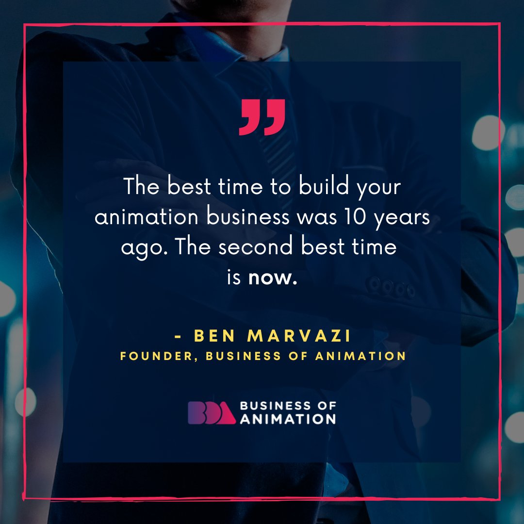 animationbiz's tweet image. “The best time to build your animation business was 10 years ago. The second best time is now.” - Ben Marvazi, Founder of Business of Animation

Learn How to Make $100k to $250k+ as a Freelance Animator. Link in bio.

#AnimationQuote #AnimationQuotes #AnimationInspiration