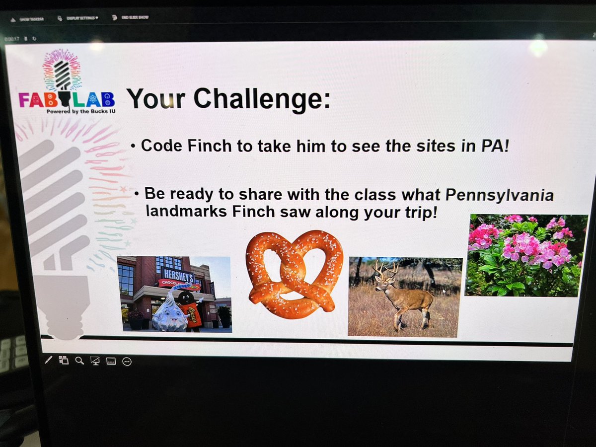 BucksIUSTEAM's tweet image. #MobileFabLab is back in action! We’ve been having a FABulous week @PSDSeylar @PennridgeSD! 4th graders researched what makes #Pennsylvania unique &amp;amp; designed a tile that was cut w @EpilogLaser showing PA’s uniqueness! Then they took Finch on a tour to see the PA sites! #STEMinPA