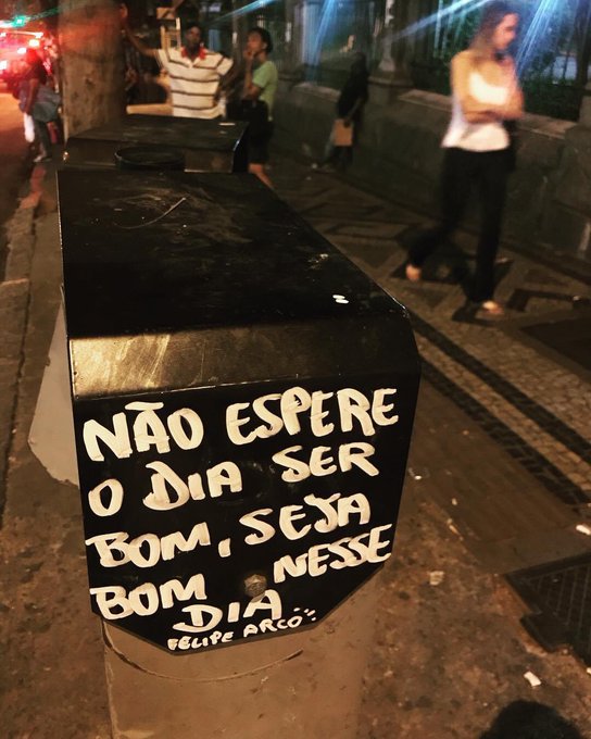 Não espere o dia ser bom..