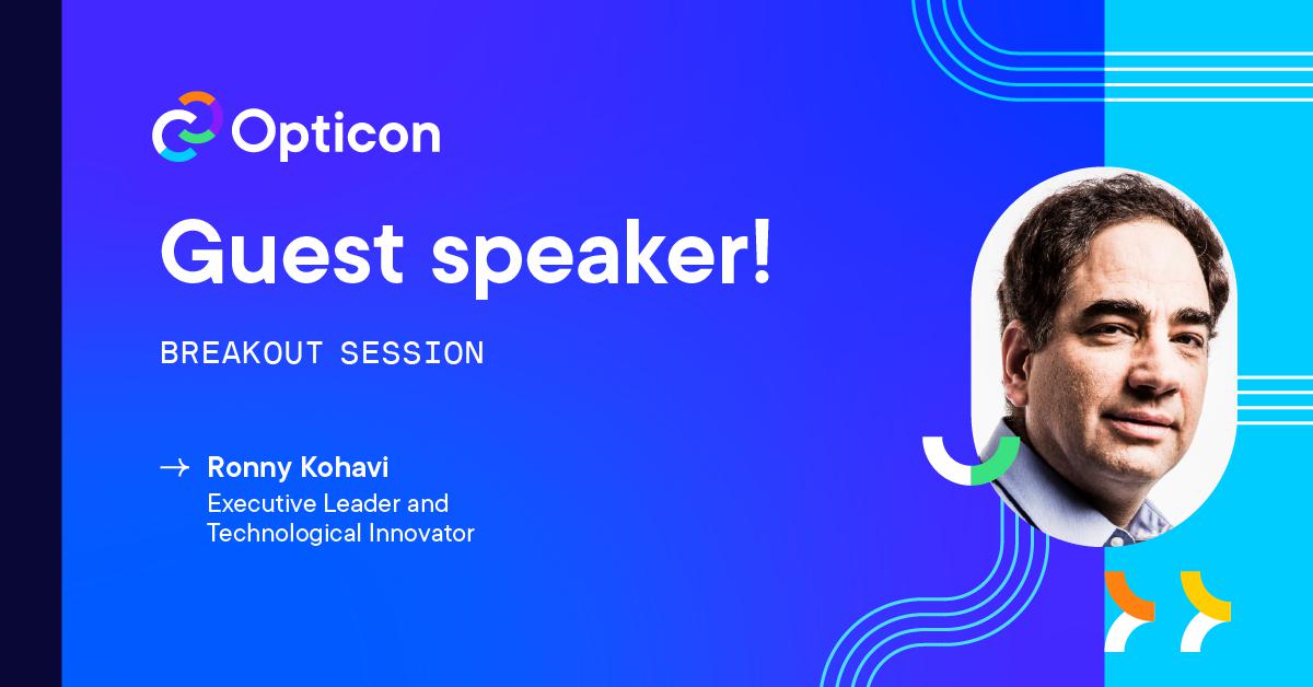 Former Airbnb, Microsoft, and Amazon executive Ronny Kohavi joins us at #Opticon22 to touch on the cultural side of A/B testing. Register for your spot today, you don't want to miss it! ow.ly/ROJQ50KQI25