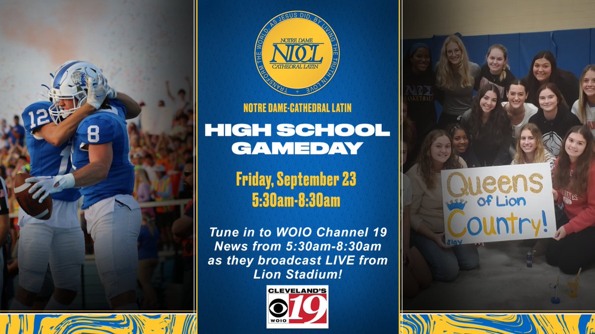 NDCLLions's tweet photo. Tune in tomorrow morning! https://t.co/0ynTa2mrJJ